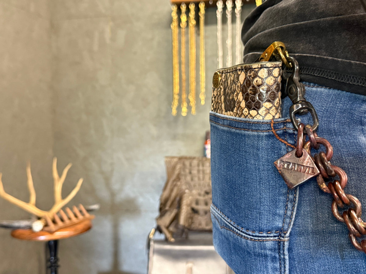 17” Hand Forged Copper RTANVIL Wallet Chain