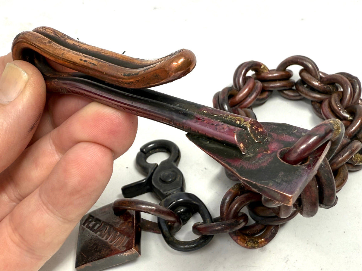 17” Hand Forged Copper RTANVIL Wallet Chain