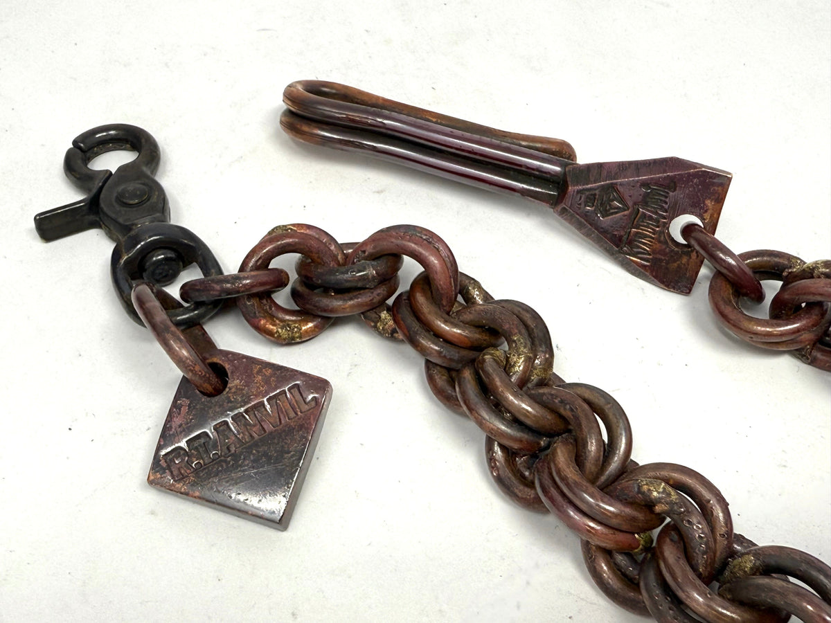 17” Hand Forged Copper RTANVIL Wallet Chain