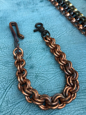 18” Hand Forged Copper RTANVIL Wallet Chain
