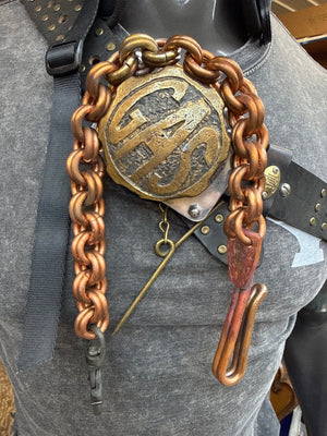 18” Hand Forged Copper RTANVIL Wallet Chain
