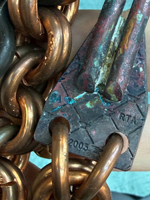 18” Hand Forged Copper RTANVIL Wallet Chain