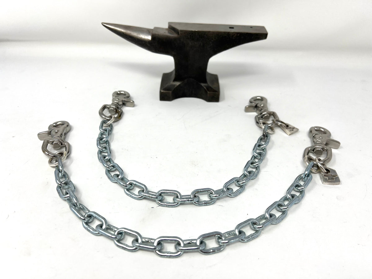 18” Silver Steel Custom Wallet Chain