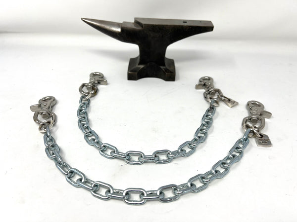 18” Silver Steel Custom Wallet Chain - Anvil Customs