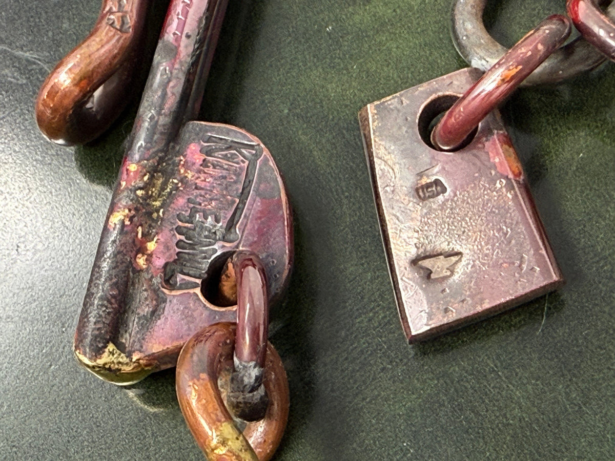 20” Hand Forged Copper RTANVIL Wallet Chain