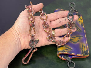 20” Hand Forged Copper RTANVIL Wallet Chain