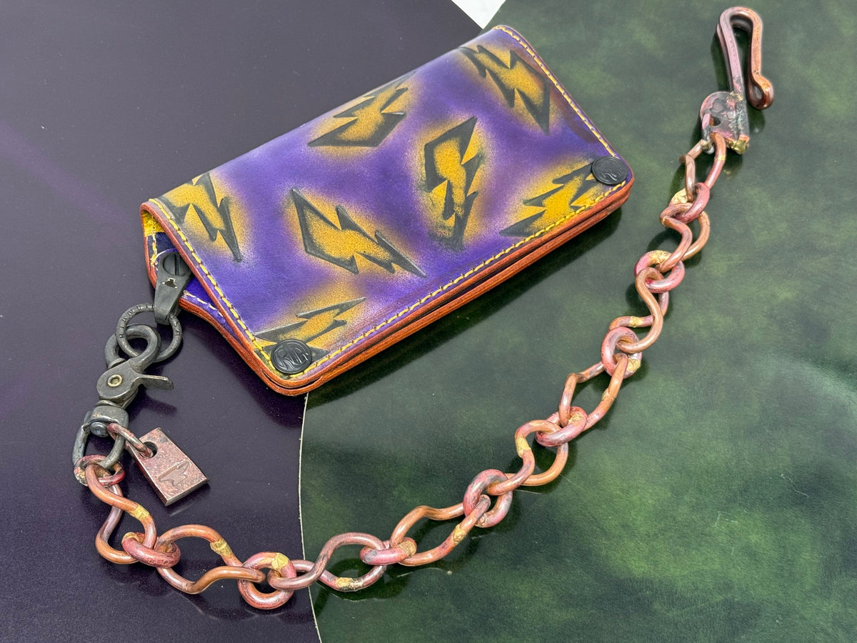 20” Hand Forged Copper RTANVIL Wallet Chain