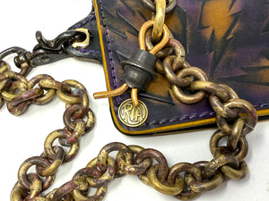 20 Inch Hand Forged Brass Wallet Chain