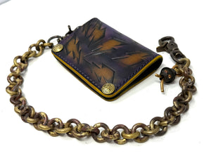 20 Inch Hand Forged Brass Wallet Chain