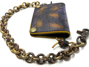 20 Inch Hand Forged Brass Wallet Chain