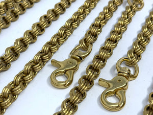 3-in-3 Brass Chainmail Wallet Chain