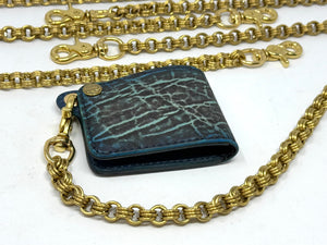 3-in-3 Brass Chainmail Wallet Chain