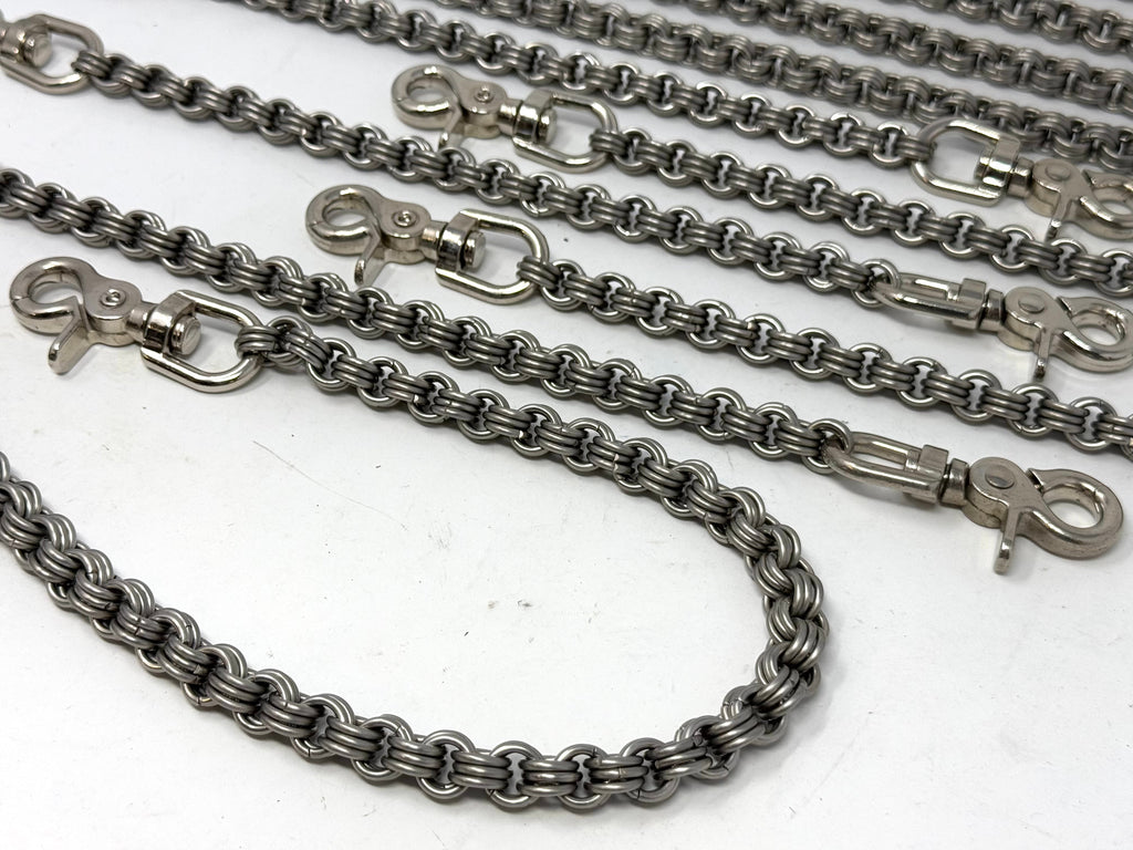 3-In-3 Chainmail Stainless Steel Wallet Chain - Anvil Customs
