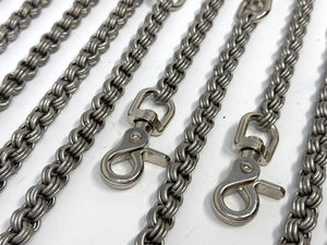 3-In-3 Chainmail Stainless Steel Wallet Chain