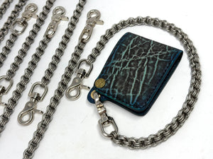 3-In-3 Chainmail Stainless Steel Wallet Chain