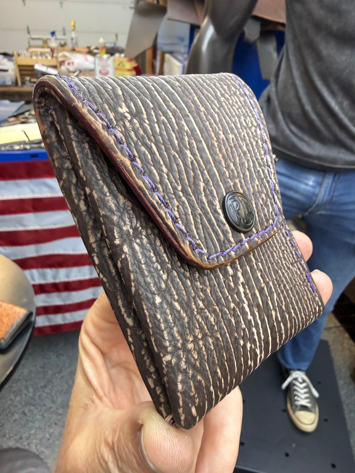 Sarasota Wallet - Brown Shark
