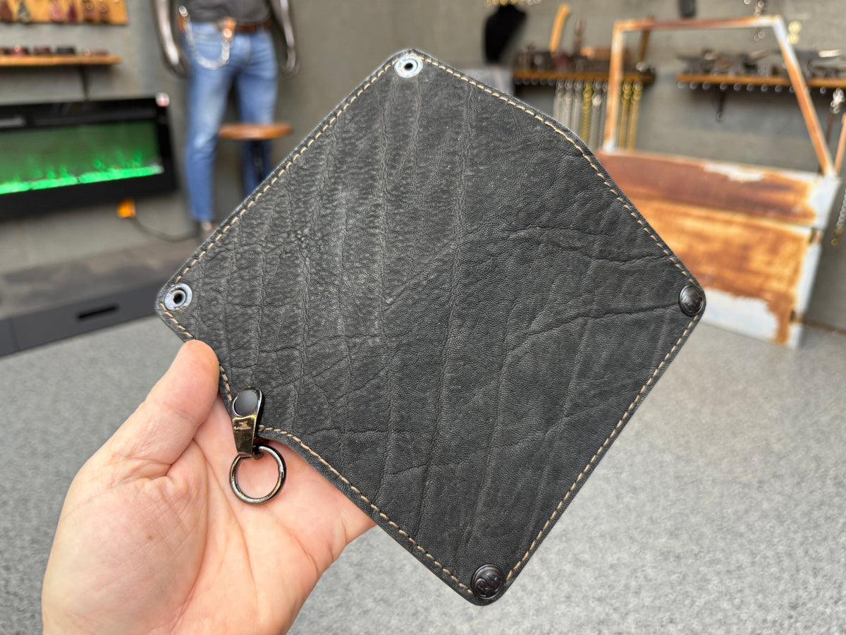 5G Long Biker Chain Wallet - Cognac Elephant - Anvil Customs