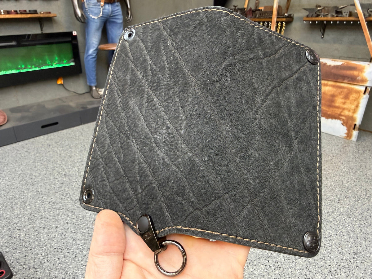 5G Long Biker Chain Wallet - Cognac Elephant - Anvil Customs