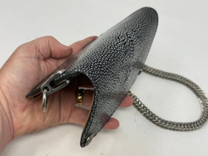 5G Long Biker Chain Wallet - GunMetal Black Stingray