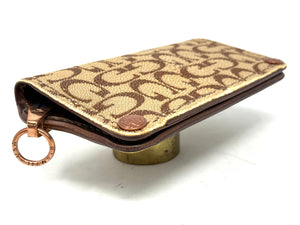 5G Long Biker Chain Wallet - Light Tan Designer Stingray - Anvil Customs