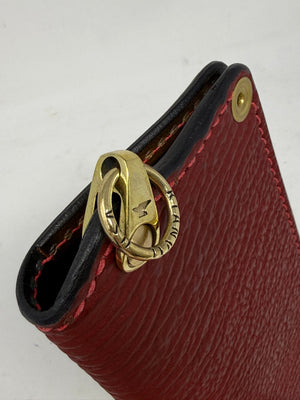 5G Long Biker Chain Wallet - Red Shark