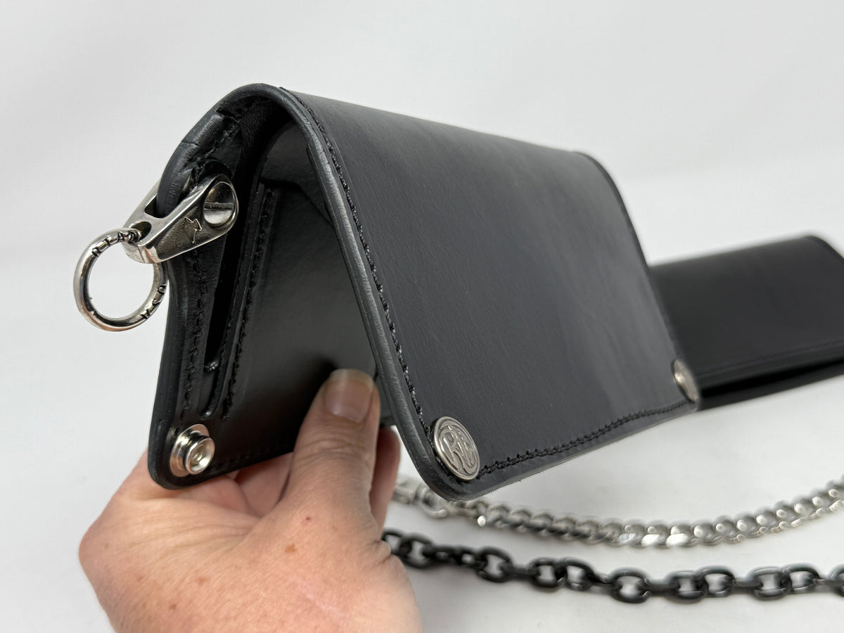 Custom Leather Wallets - Leather Biker Wallets - Anvil Customs