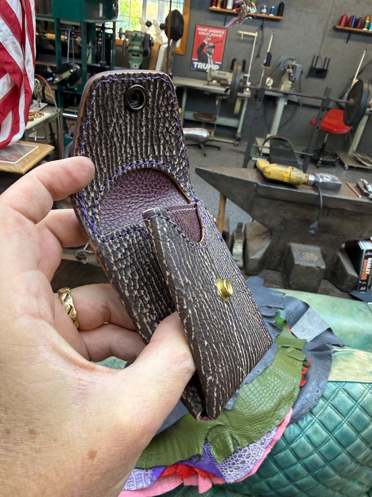 Sarasota Wallet - Brown Shark