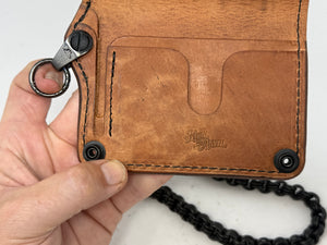Anvil 5G Mini Long Chain Wallet - Hermann Oak Harness