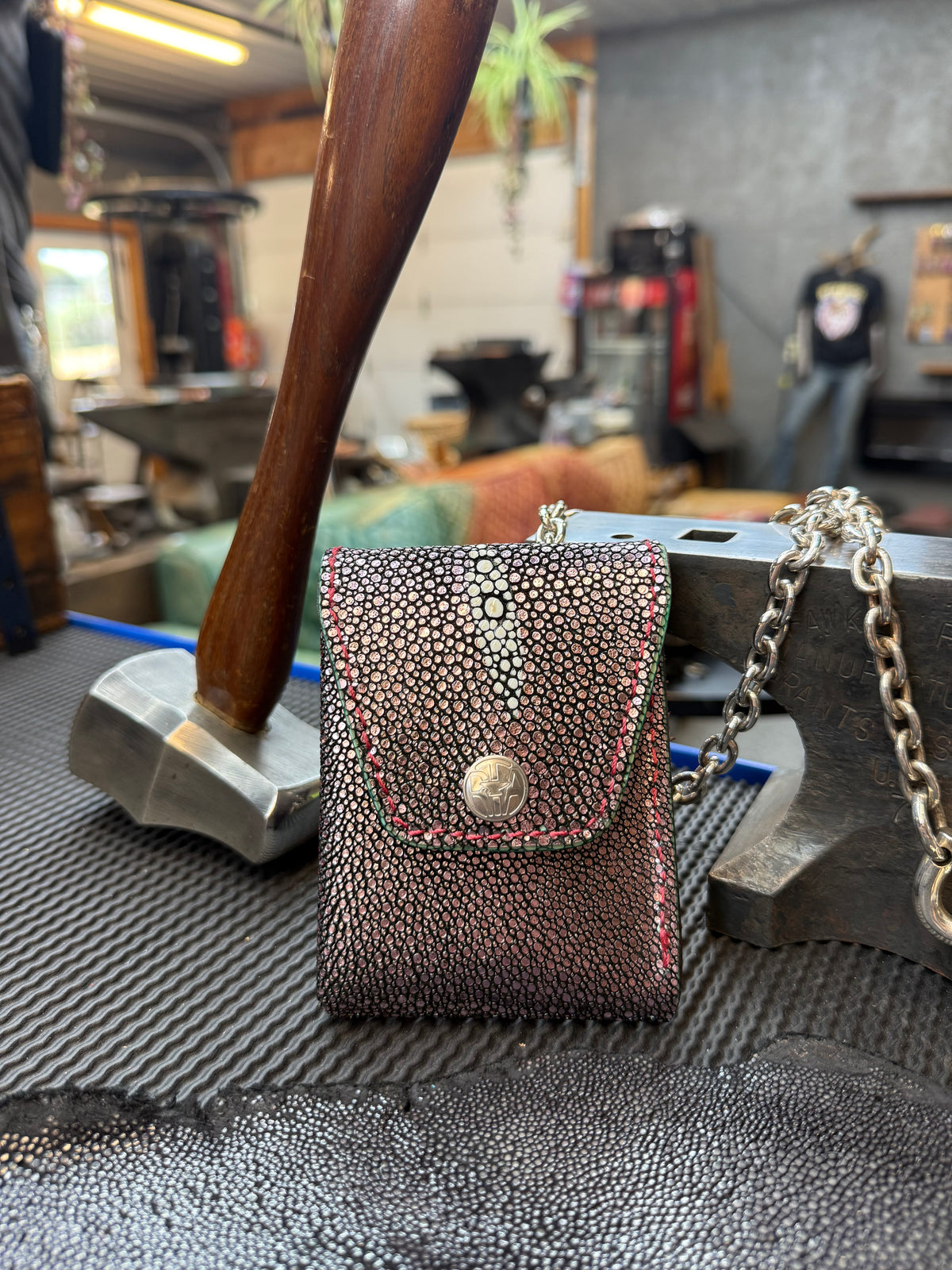 Sarasota Wallet - Metallic Pink Stingray