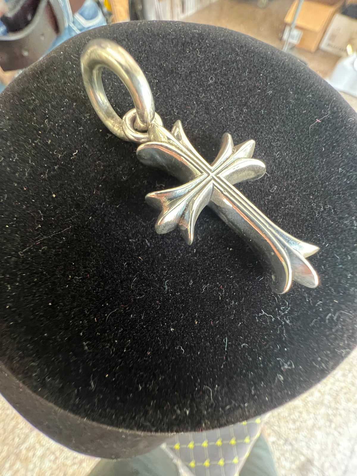925 Silver Cross Pendant - ‘Patonce’