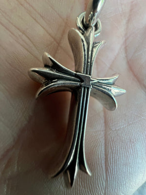 925 Silver Cross Pendant - ‘Patonce’