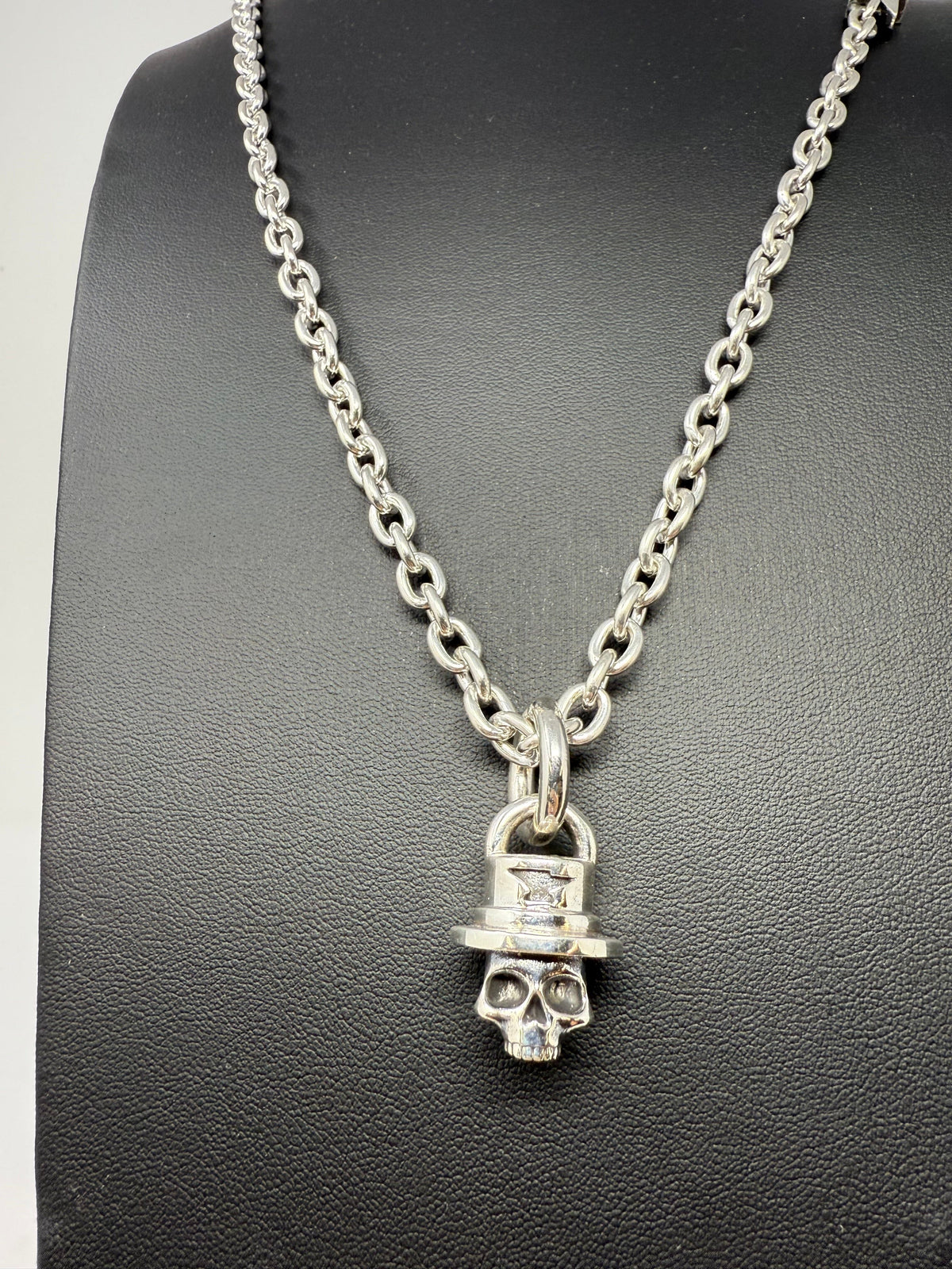 Sterling Silver Small Skull Pendants - Charles Albert Inc
