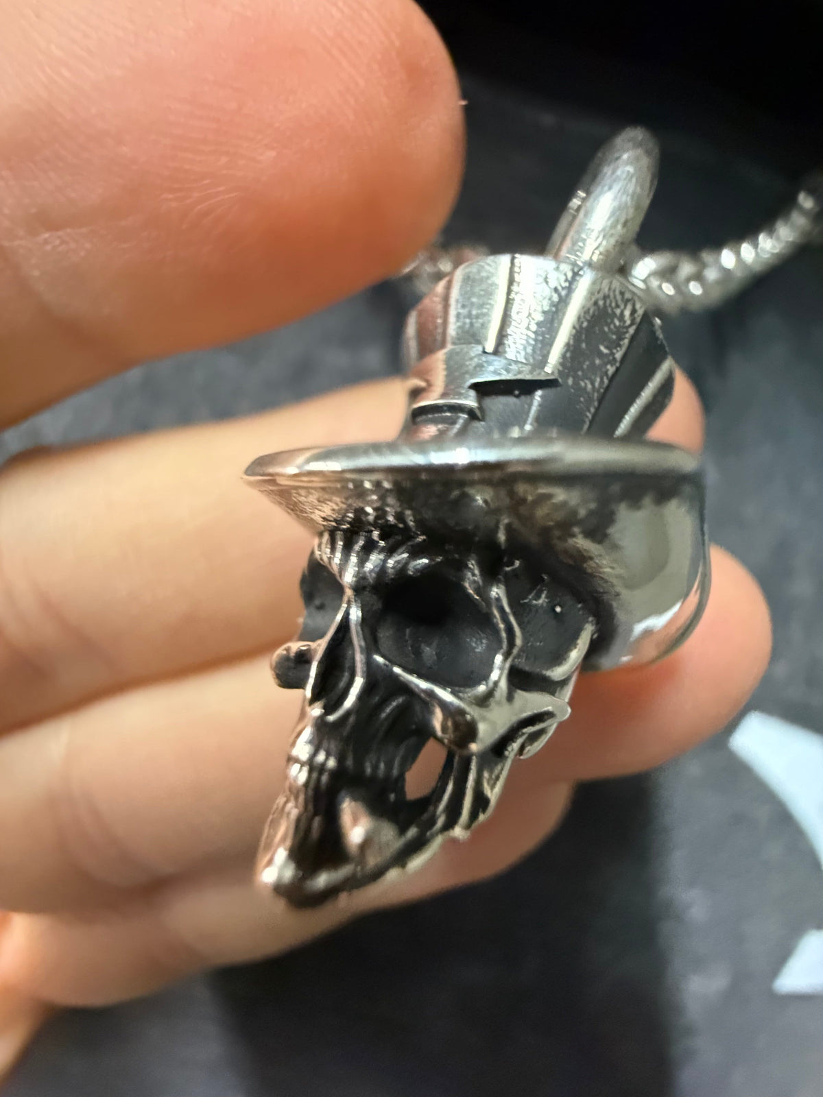 925 Silver Uncle Sam Skull Pendant