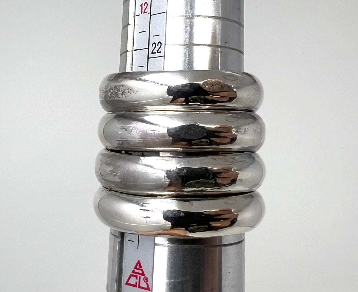 .999 Silver Anvil Posy Ring