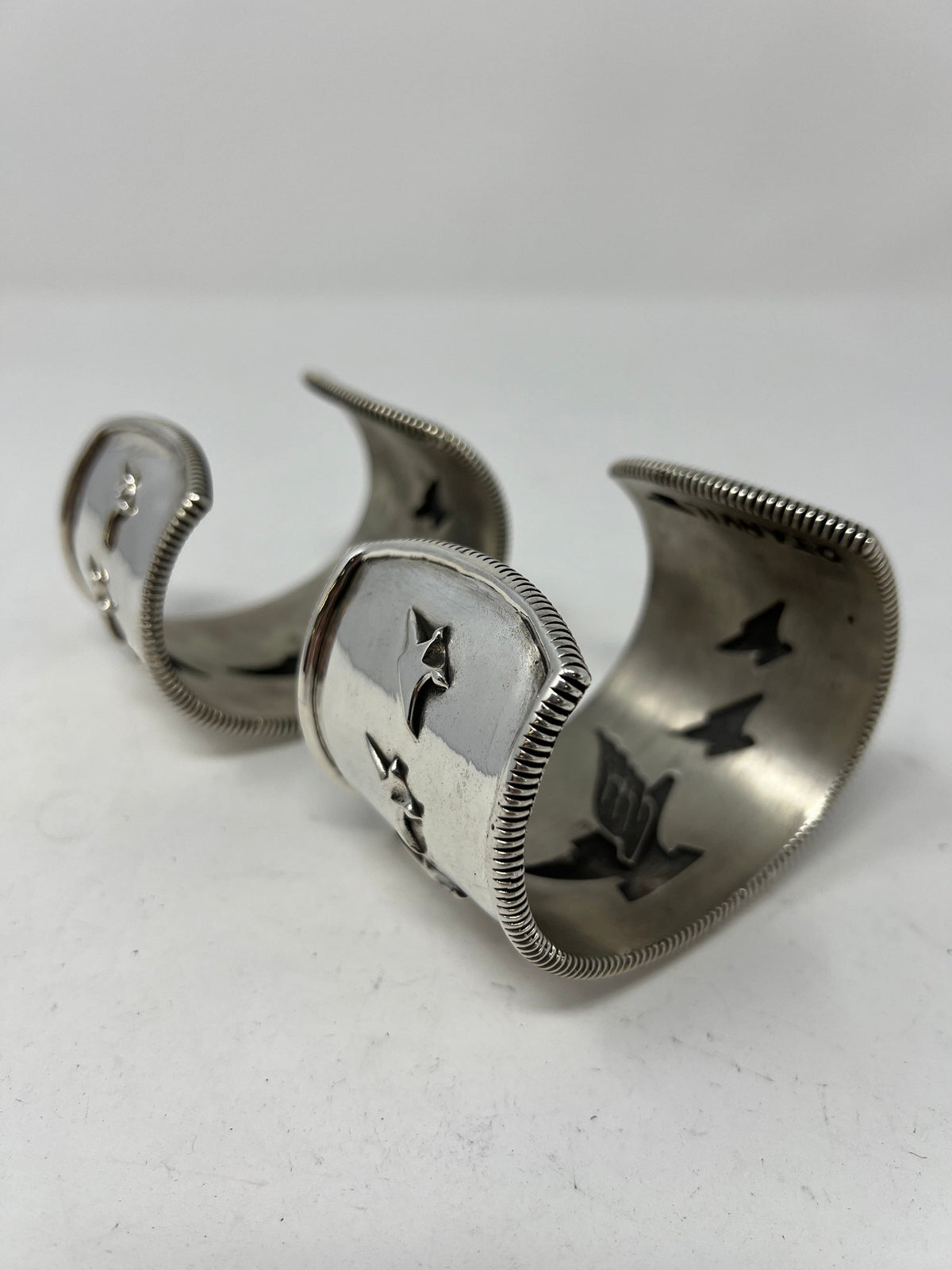 925 Silver ‘Flying Anvil’ Cuff/Bangle