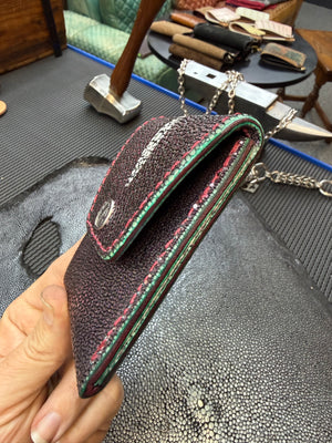 Sarasota Wallet - Metallic Pink Stingray