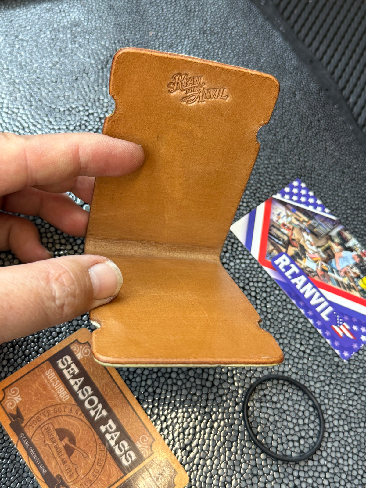 RTAnvil Cash Wrap Wallet - Tiger Stripe Stingray