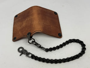 Anvil 5G Mini Long Chain Wallet - Hermann Oak Harness