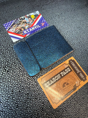 RTAnvil Cash Wrap Wallet - Blue Stingray