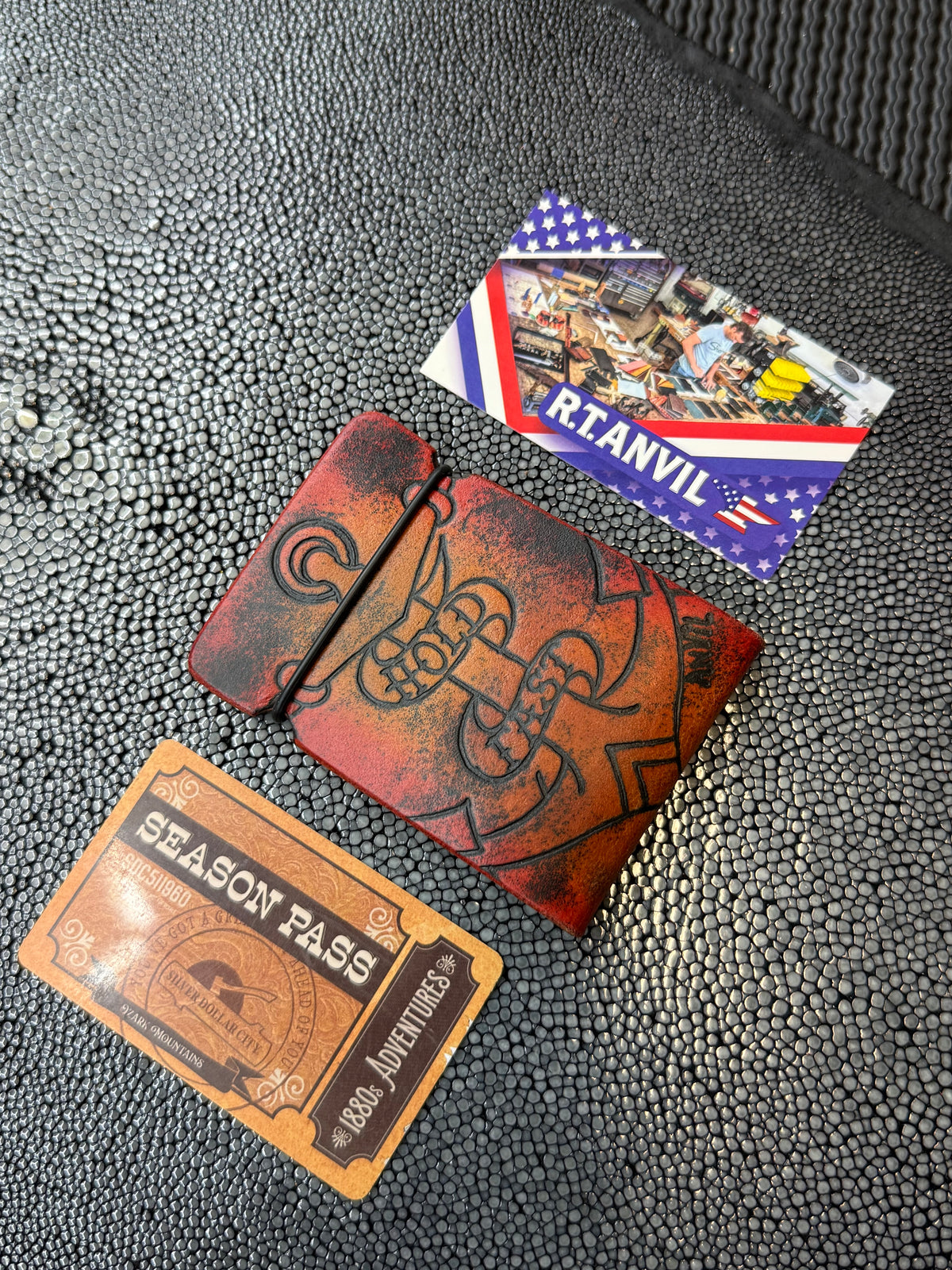 RTAnvil Cash Wrap Wallet - Sunburst “Hold Fast”