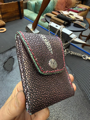 Sarasota Wallet - Metallic Pink Stingray