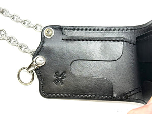 Anvil 5G Bifold Leather Chain Wallet - Army Green Alligator