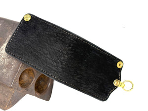 Anvil 5G Bifold Leather Chain Wallet - Black Hippo