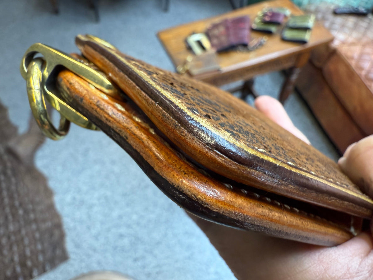 Anvil 5G Bifold Leather Chain Wallet - “Fallout” Lambskin