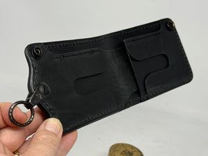 Anvil 5G Bifold Leather Chain Wallet - Gold Stingray