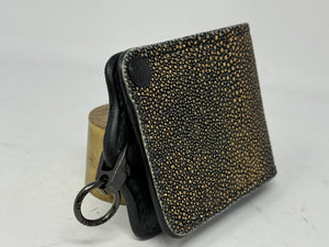 Anvil 5G Bifold Leather Chain Wallet - Gold Stingray