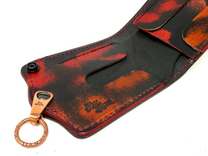 Anvil 5G Bifold Leather Chain Wallet - Tan Hippo