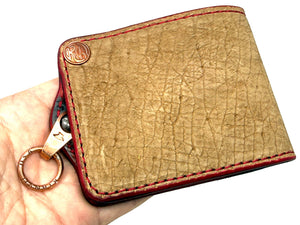 Anvil 5G Bifold Leather Chain Wallet - Tan Hippo