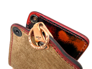 Anvil 5G Bifold Leather Chain Wallet - Tan Hippo
