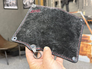 Anvil 5G Long Biker Wallet - Black Hippo